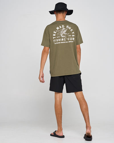 FISHING CLUB | SS TEE - OLIVE