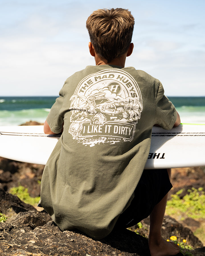 I LIKE IT DIRTY | SS TEE - OLIVE