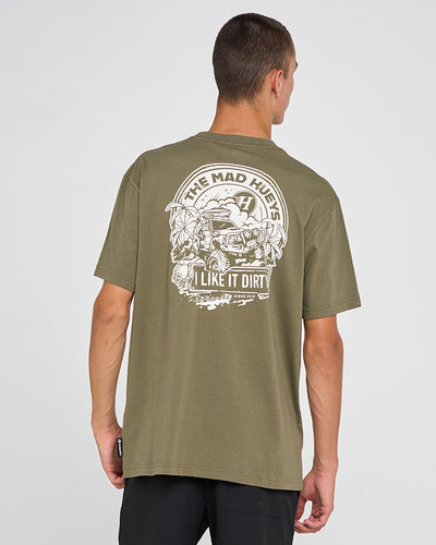 I LIKE IT DIRTY | SS TEE - OLIVE