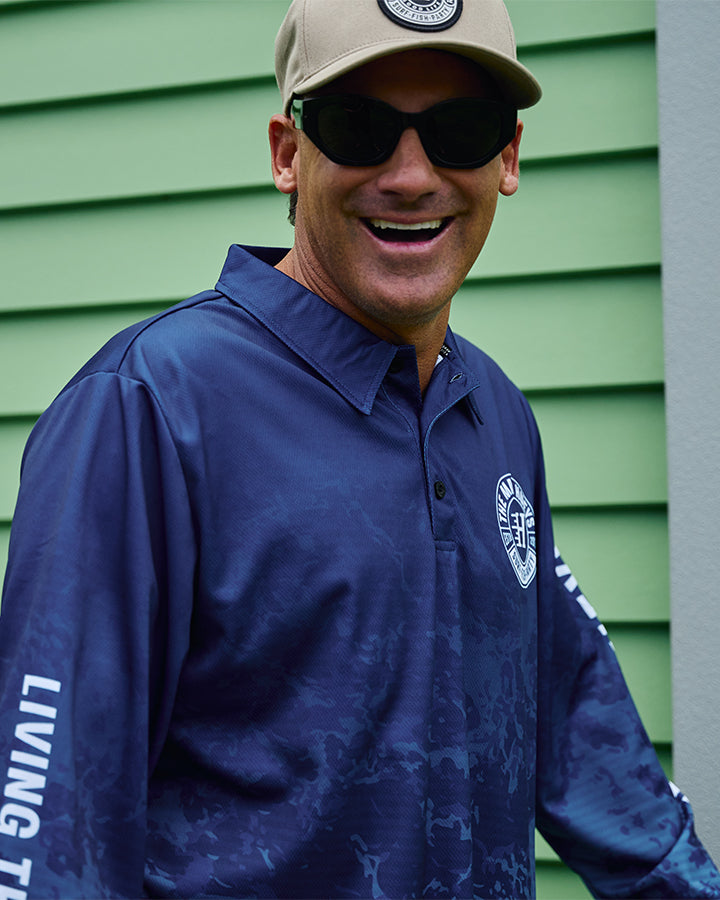 LIVING THE GOOD LIFE | UPF 50+ FISHING JERSEY - PACIFIC