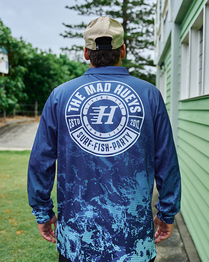 LIVING THE GOOD LIFE | UPF 50+ FISHING JERSEY - PACIFIC
