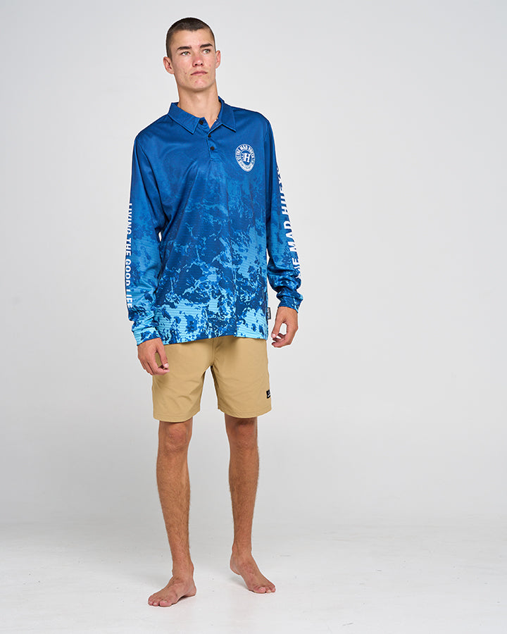 LIVING THE GOOD LIFE | UPF 50+ FISHING JERSEY - PACIFIC
