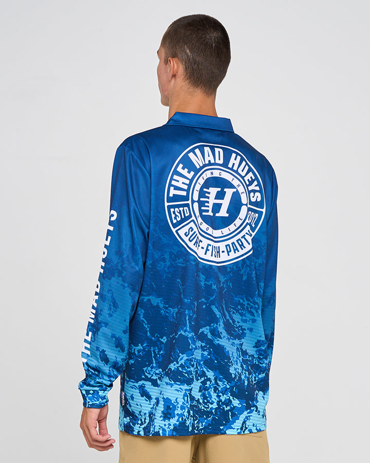 LIVING THE GOOD LIFE | UPF 50+ FISHING JERSEY - PACIFIC