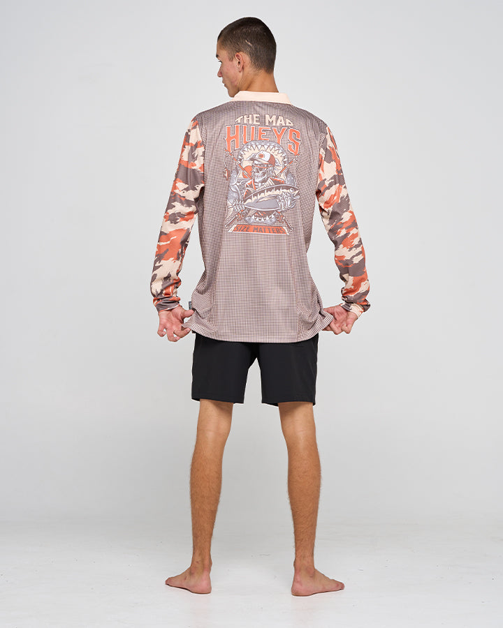 SIZE MATTERS | UPF 50+ FISHING JERSEY - SAND