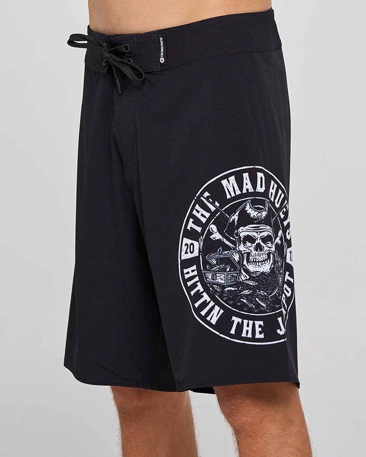 HITTIN THE JACKPOT | 20" BOARDSHORT - BLACK