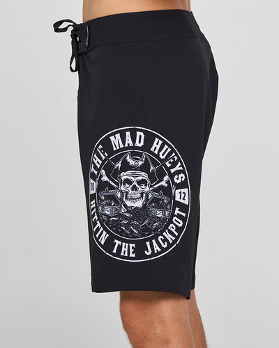 HITTIN THE JACKPOT | 20" BOARDSHORT - BLACK