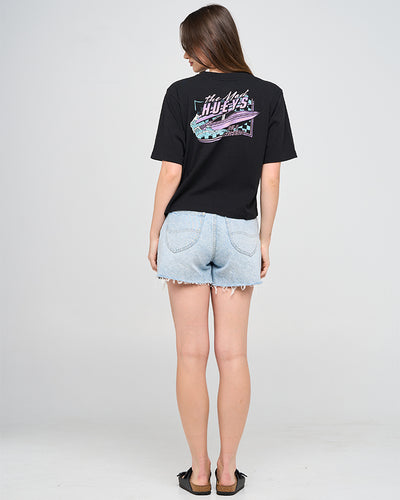 DRIVE IT | WOMENS BOXY SS TEE - BLACK