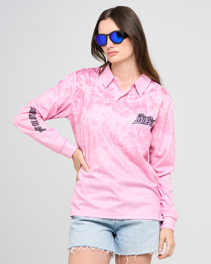 DRIVE IT | WOMENS UPF 50+ FISHING JERSEY - PINK