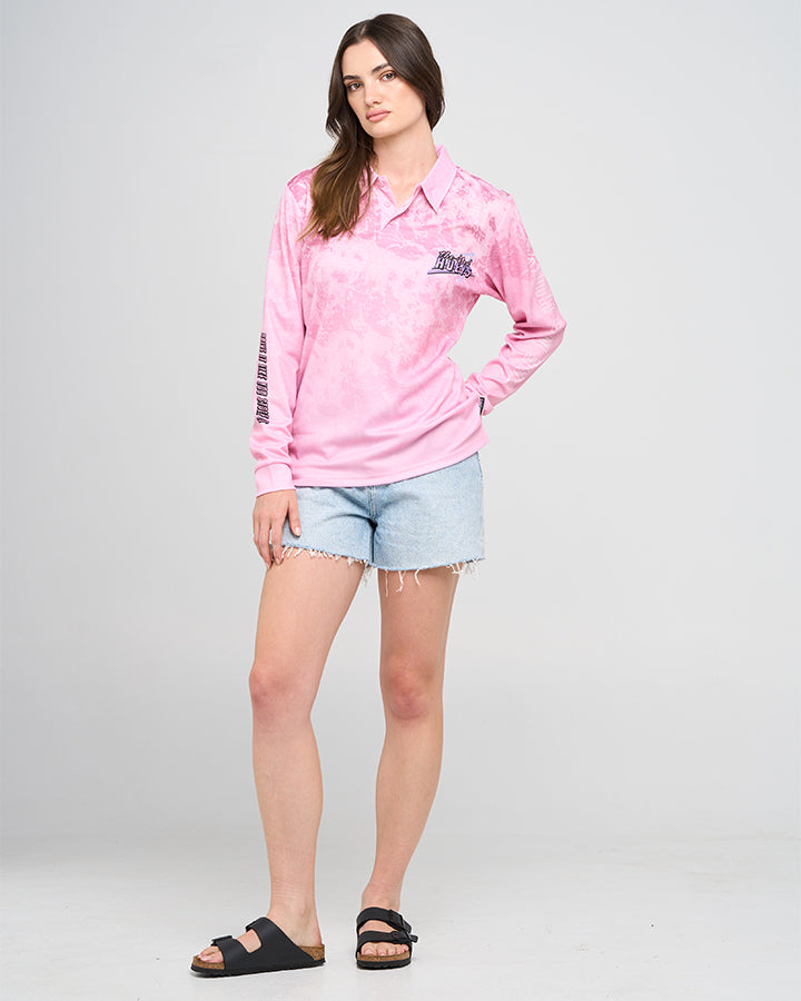 DRIVE IT | WOMENS UPF 50+ FISHING JERSEY - PINK