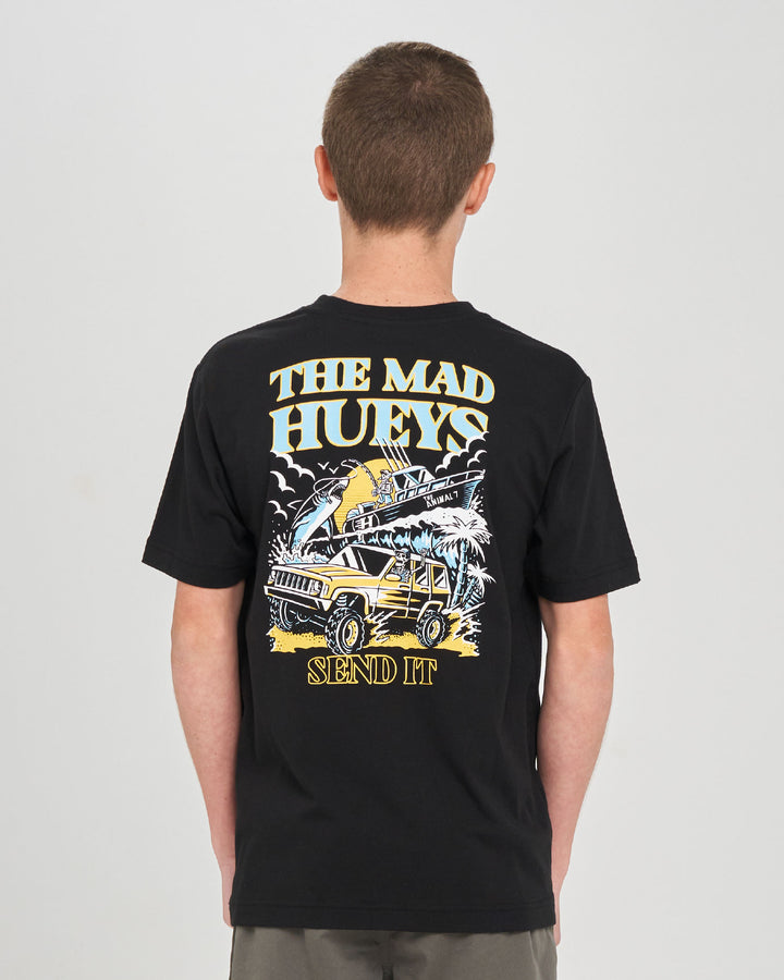 SEND IT | YOUTH SS TEE - BLACK