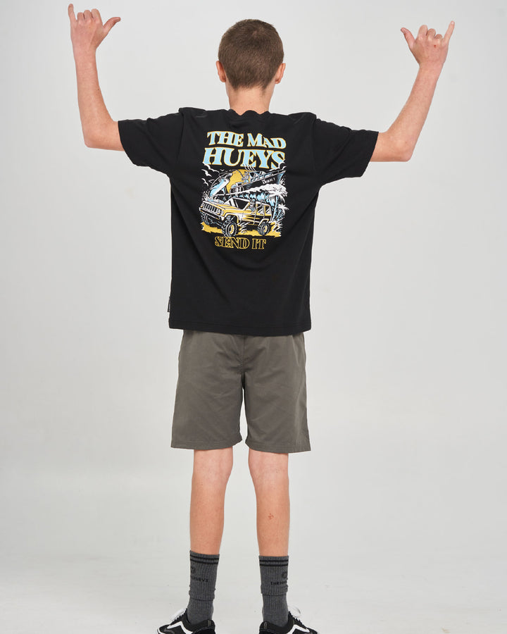 SEND IT | YOUTH SS TEE - BLACK