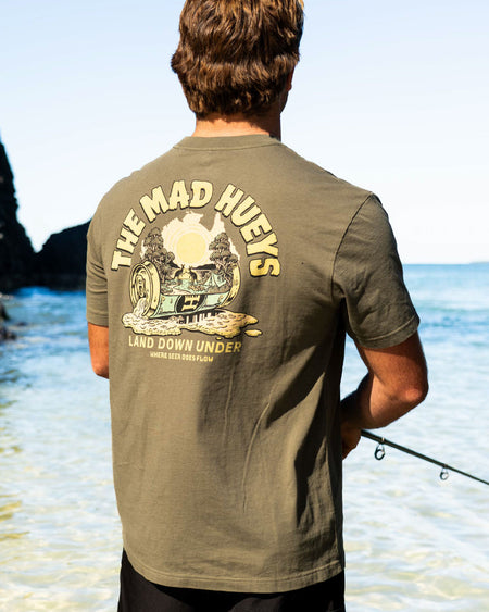 LAND DOWN UNDER | SS TEE - OLIVE