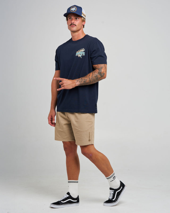 DOWN TO FISH | SS TEE - NAVY