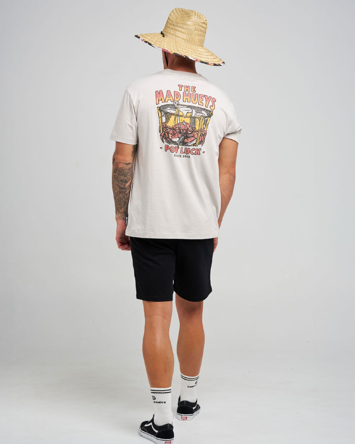 The Mad Hueys Pot Luck SS T-shirt in Smoke, alternate view 6