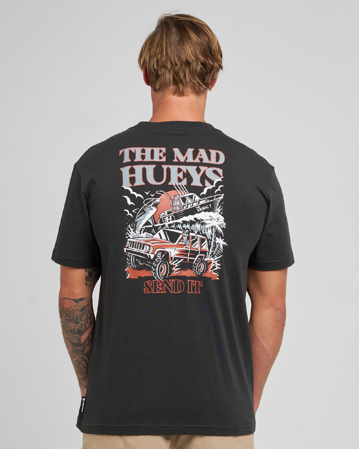 SEND IT | SS TEE - VINTAGE BLACK