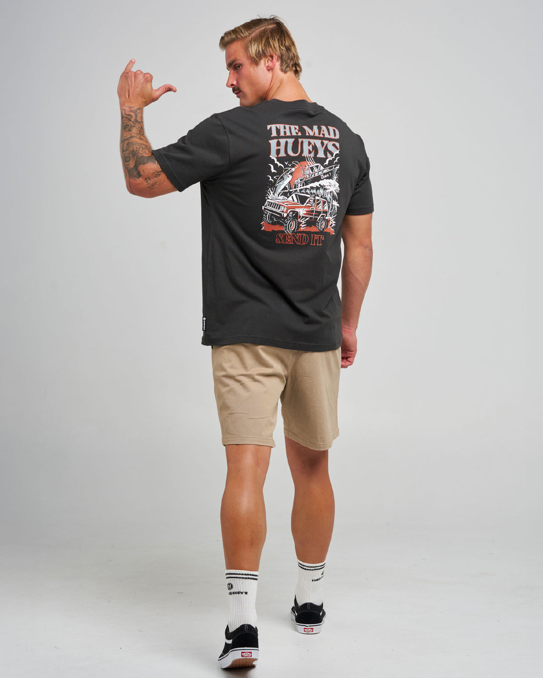 SEND IT | SS TEE - VINTAGE BLACK