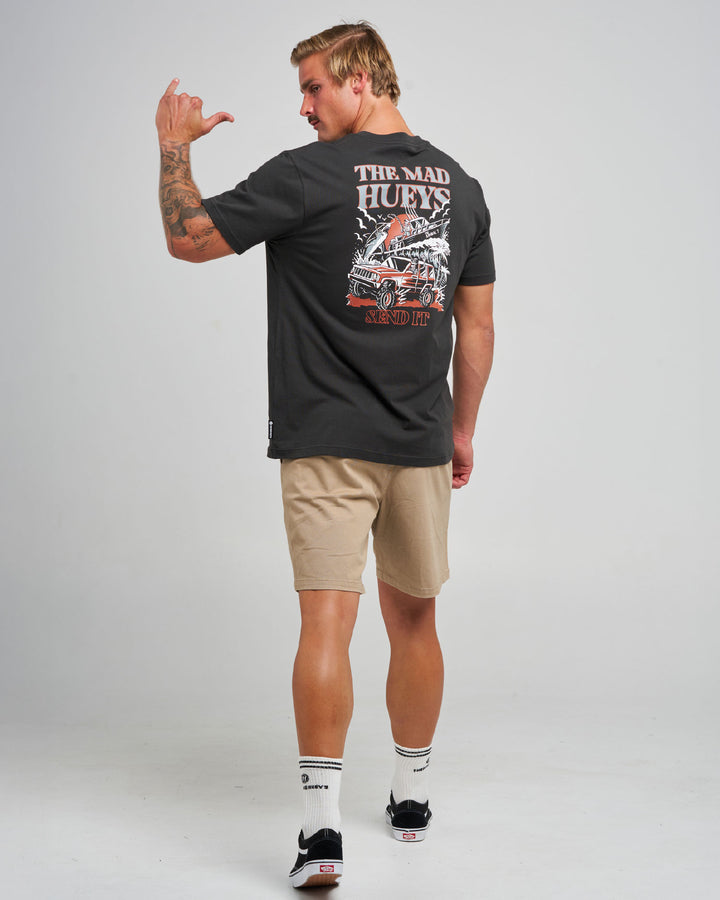SEND IT | SS TEE - VINTAGE BLACK