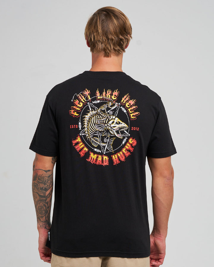 FIGHT LIKE HELL | SS TEE - BLACK