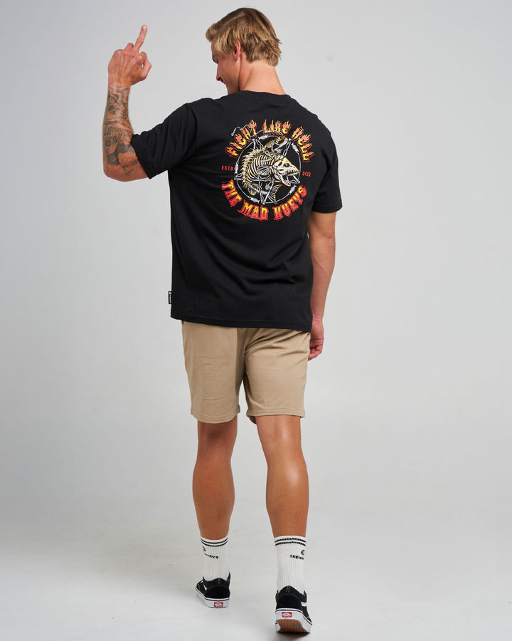 FIGHT LIKE HELL | SS TEE - BLACK