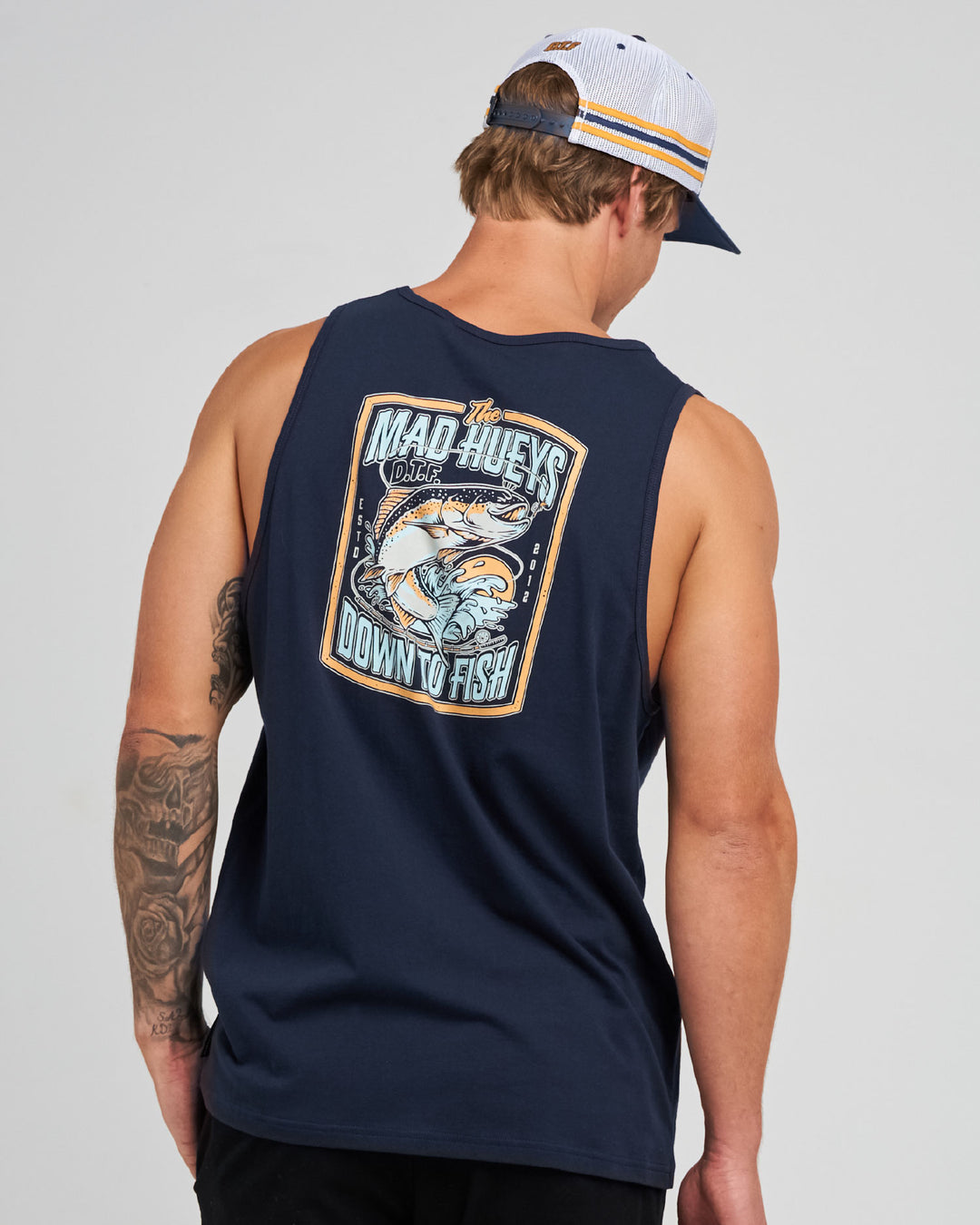 DOWN TO FISH | TANK - NAVY