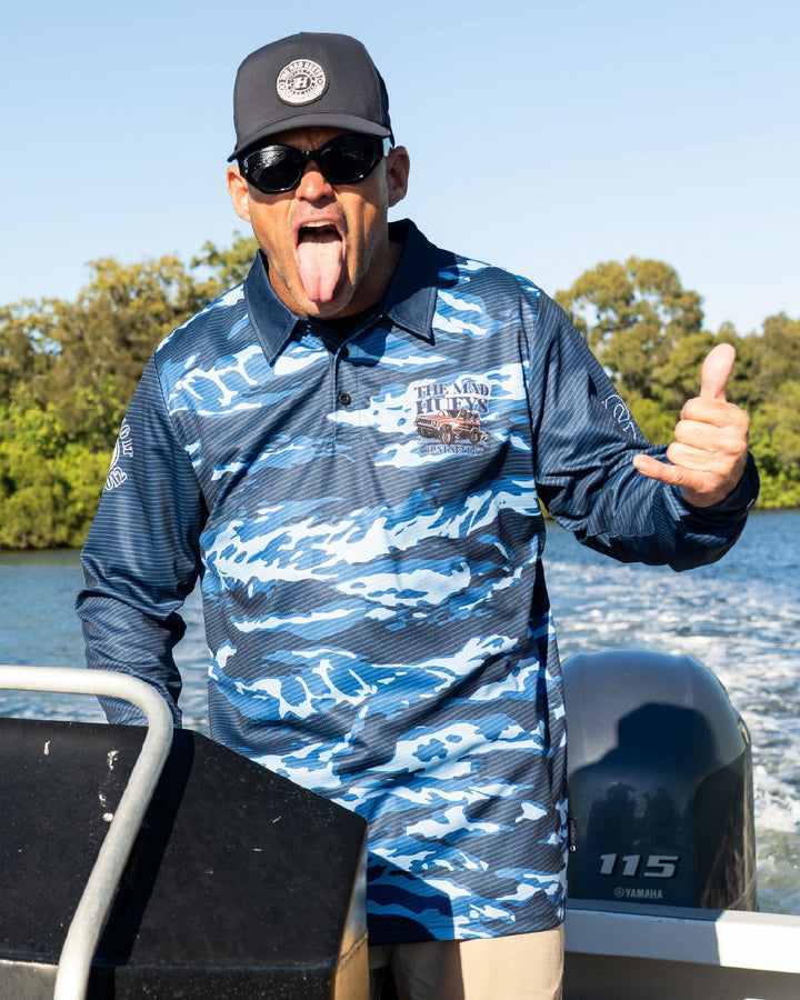 SEND IT | UPF 50+ FISHING JERSEY - NAVY