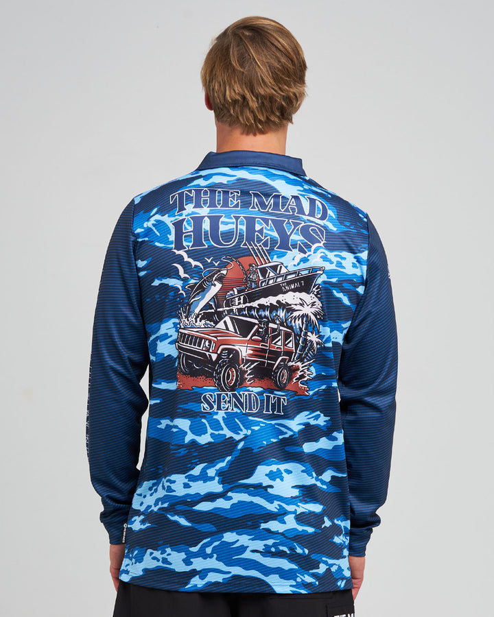 SEND IT | UPF 50+ FISHING JERSEY - NAVY