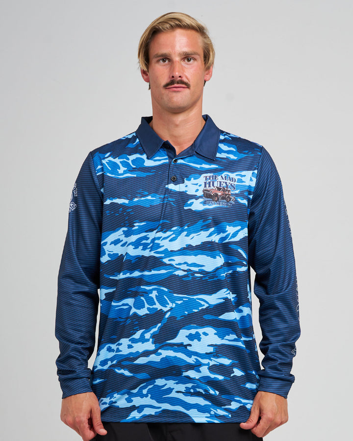 SEND IT | UPF 50+ FISHING JERSEY - NAVY