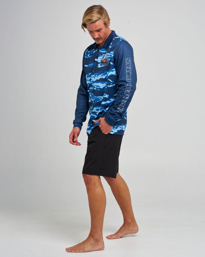 SEND IT | UPF 50+ FISHING JERSEY - NAVY