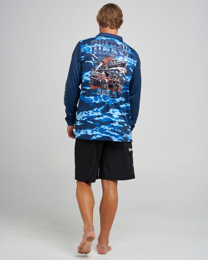 SEND IT | UPF 50+ FISHING JERSEY - NAVY