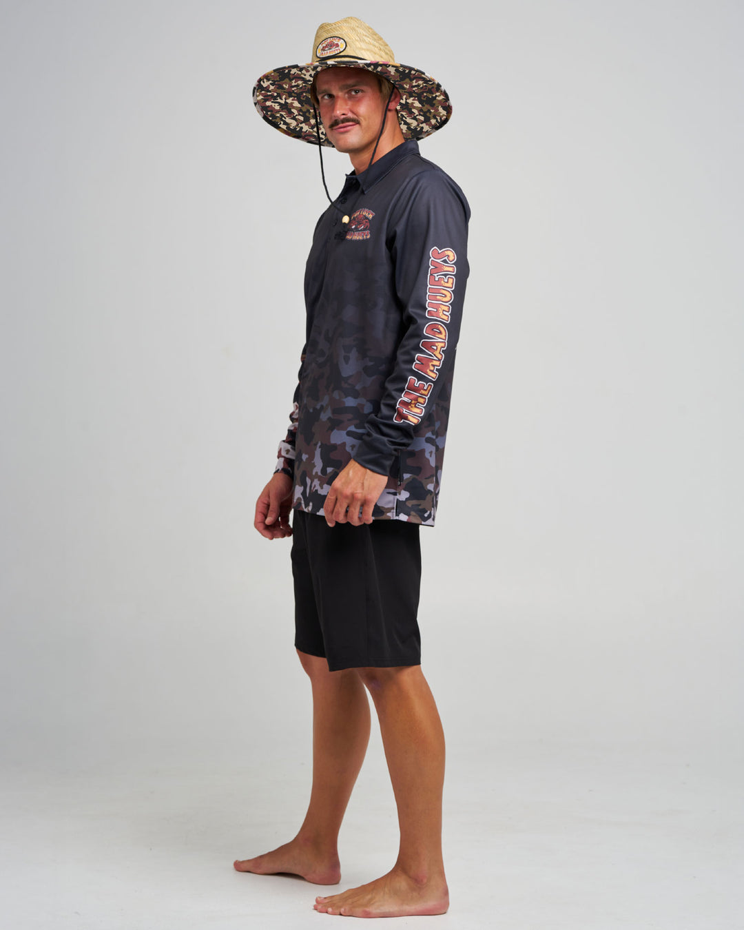POT LUCK | UPF 50+ FISHING JERSEY - BLACK