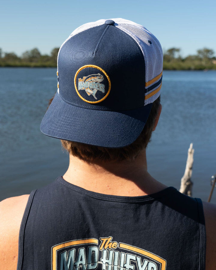 DOWN TO FISH | TWILL TRUCKER - NAVY