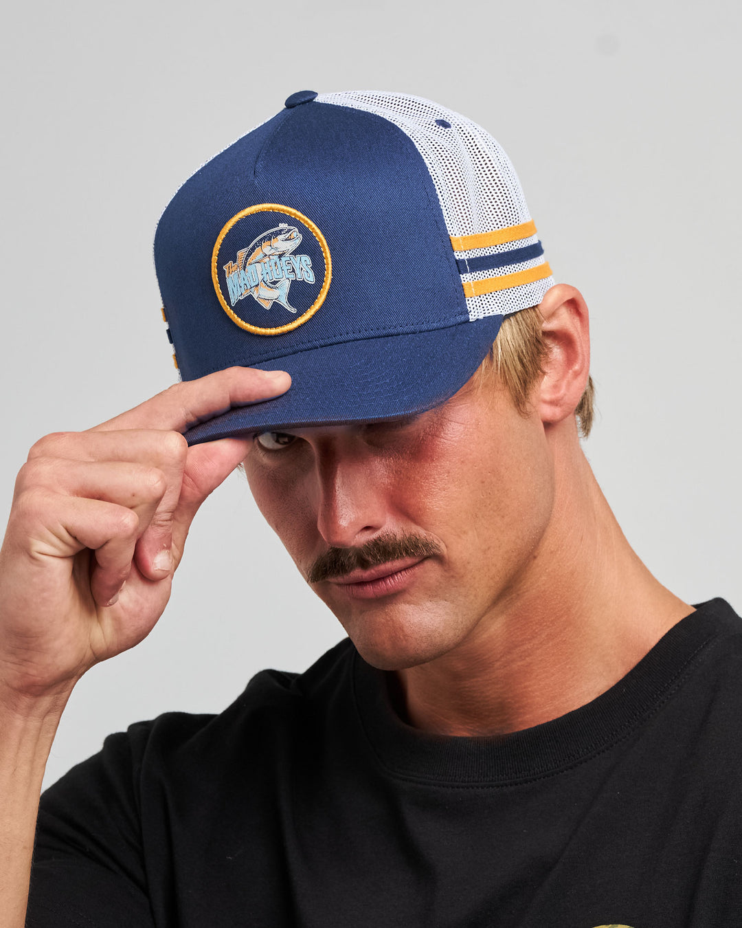 DOWN TO FISH | TWILL TRUCKER - NAVY
