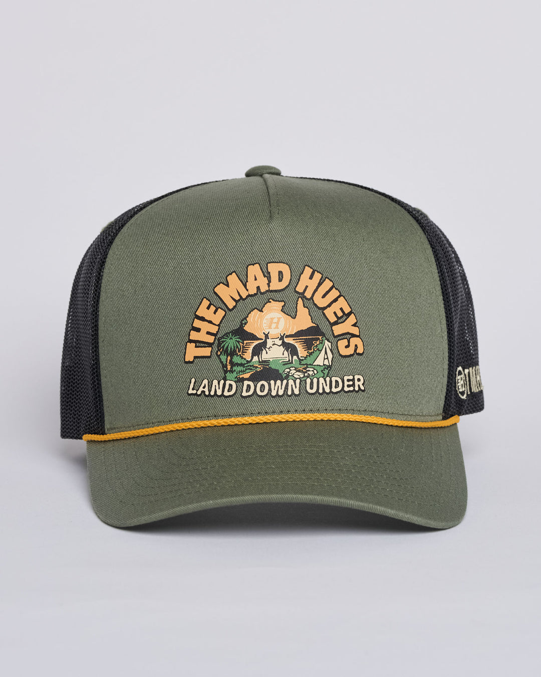 LAND DOWN UNDER | TWILL TRUCKER - OLIVE