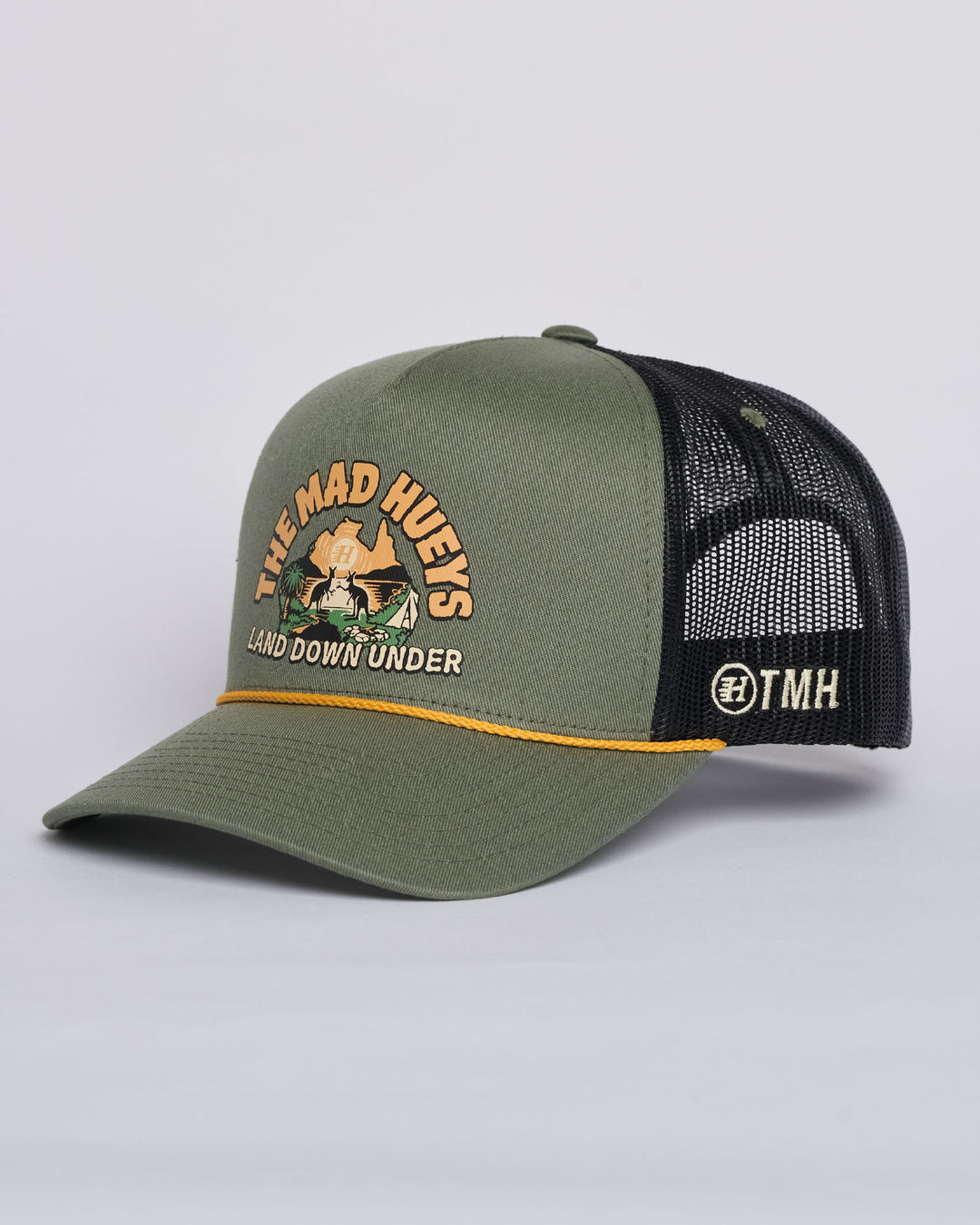 LAND DOWN UNDER | TWILL TRUCKER - OLIVE