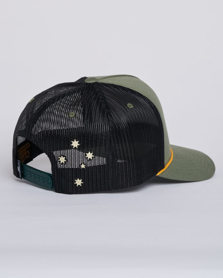LAND DOWN UNDER | TWILL TRUCKER - OLIVE