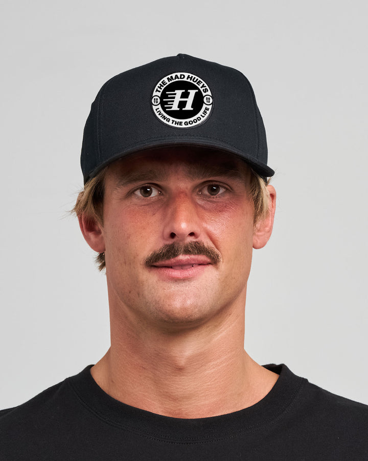 GOOD LIFE | TWILL SNAPBACK - BLACK