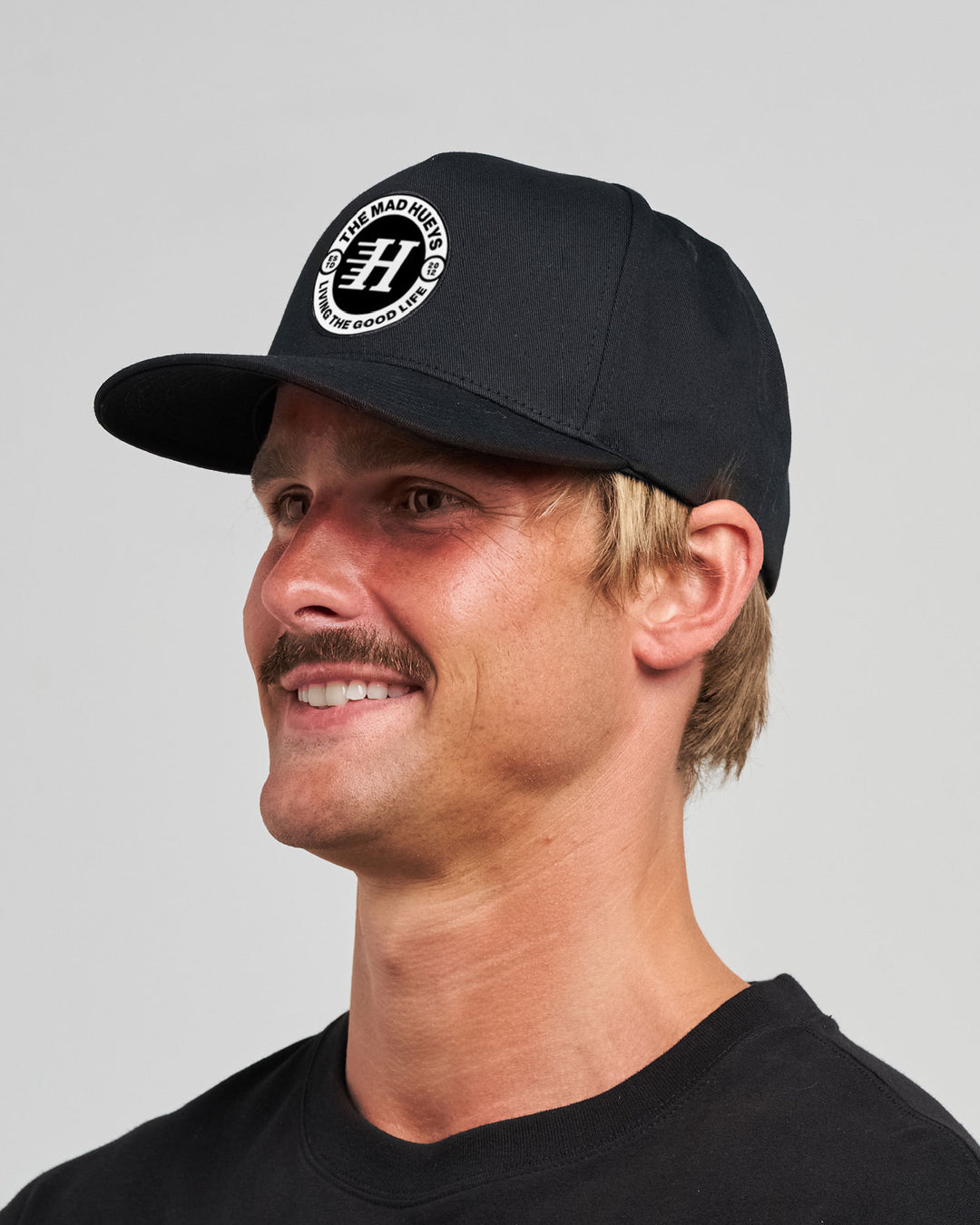 GOOD LIFE | TWILL SNAPBACK - BLACK