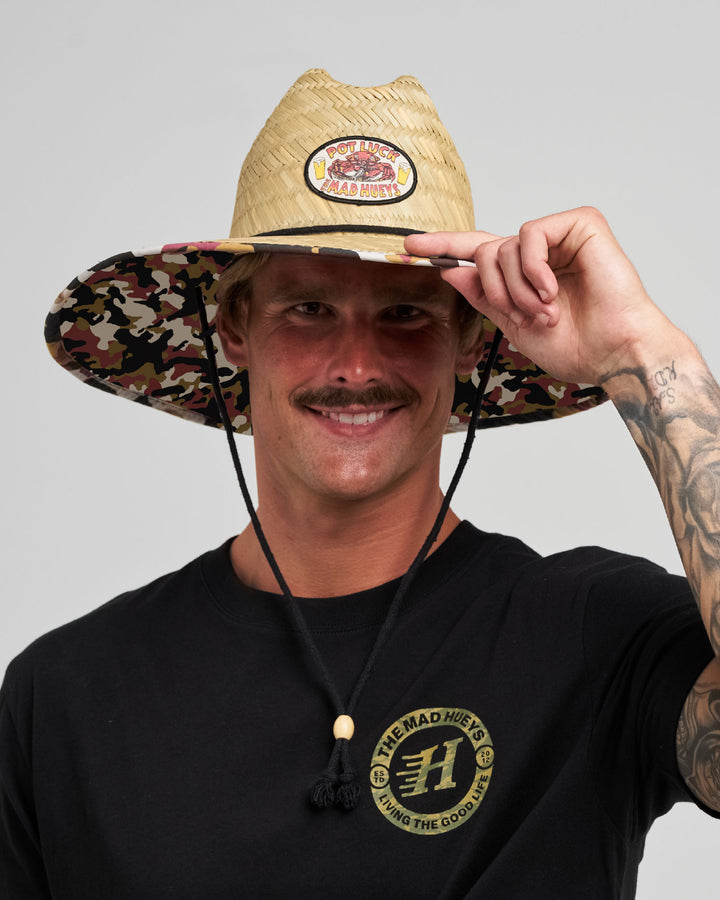 POT LUCK | STRAW HAT - NATURAL