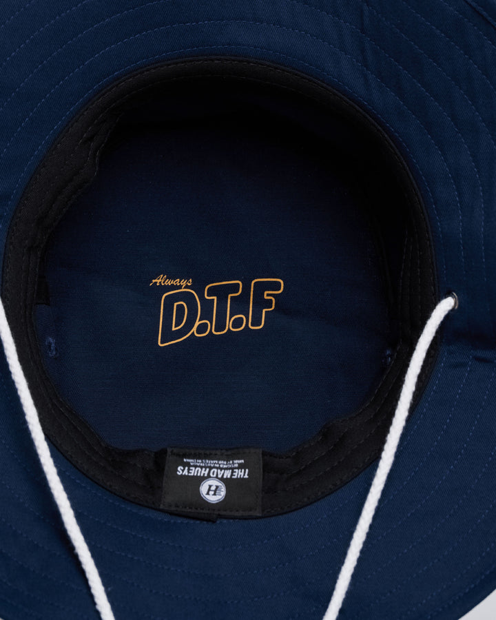 DOWN TO FISH | WIDE BRIM HAT - NAVY