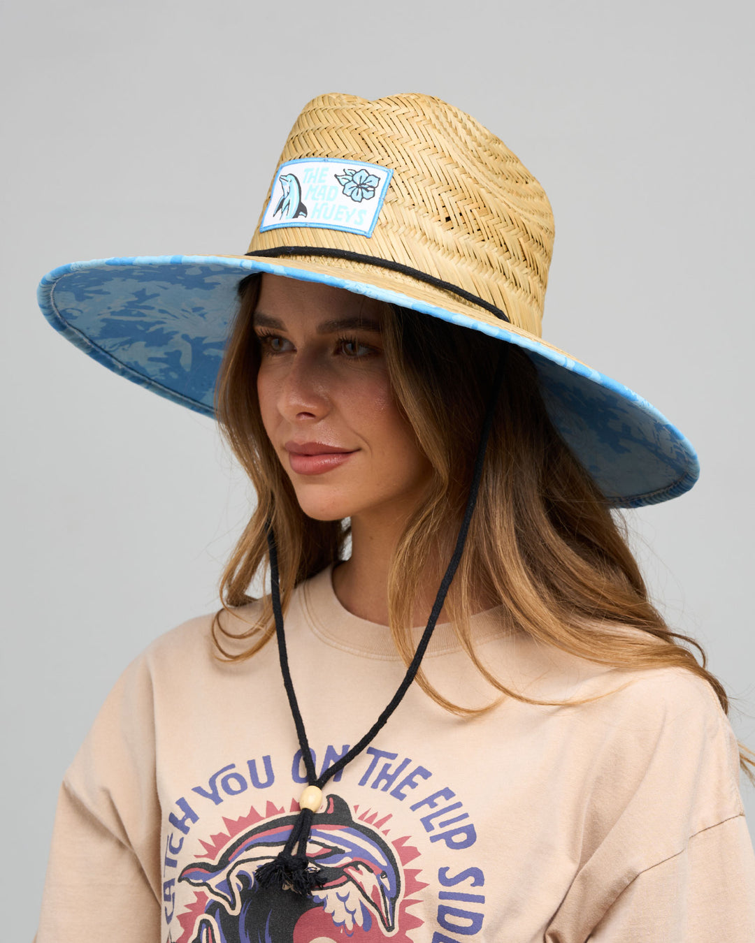 FLIP SIDE | WOMENS STRAW HAT - NATURAL
