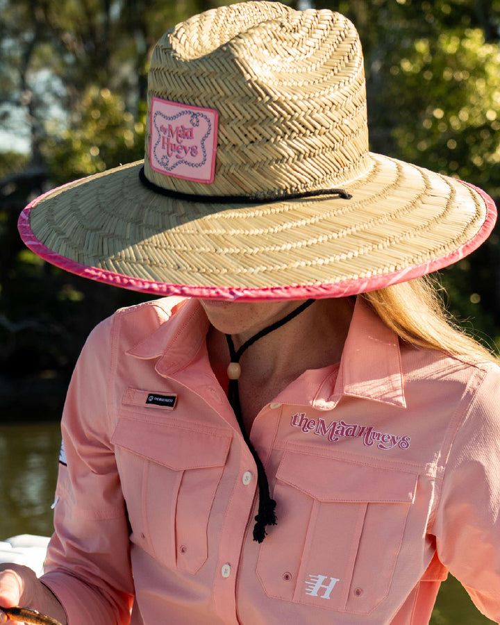 CLUTCHING MY PEARLS | WOMENS STRAW HAT - NATURAL