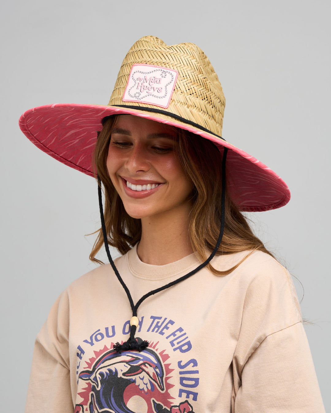 CLUTCHING MY PEARLS | WOMENS STRAW HAT - NATURAL