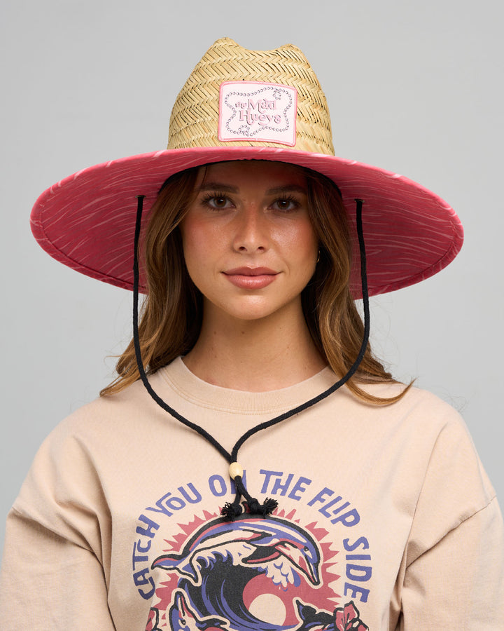 CLUTCHING MY PEARLS | WOMENS STRAW HAT - NATURAL