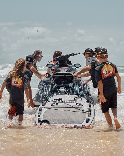 ONE TEAM | YOUTH SS TEE - VINTAGE BLACK