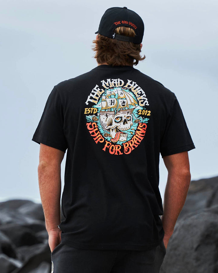 SHIP FOR BRAINS | SS TEE - BLACK