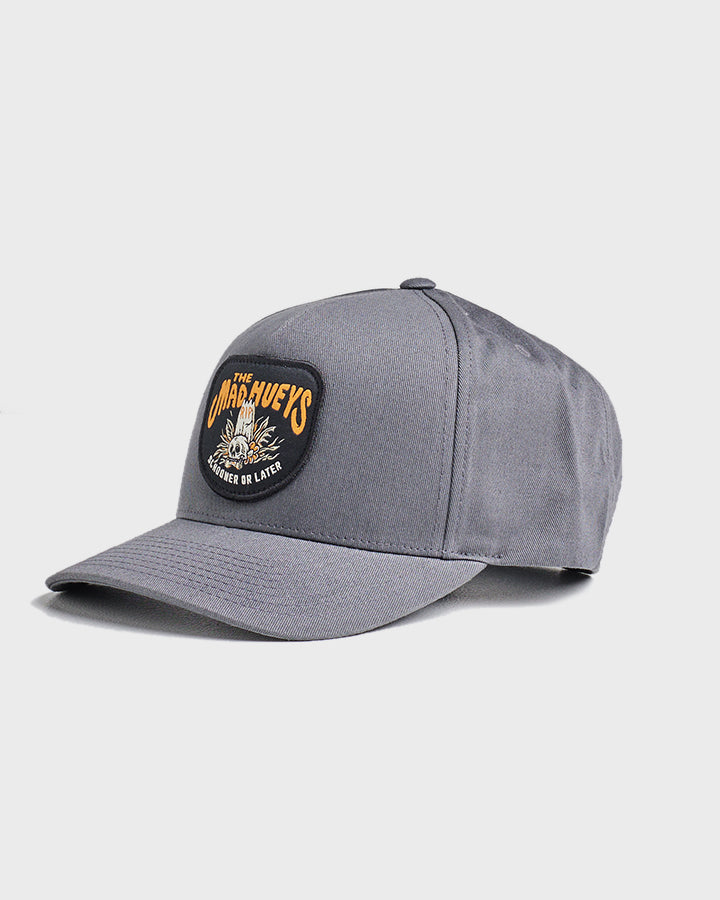SCHOONER OR LATER | TWILL SNAPBACK - CHARCOAL