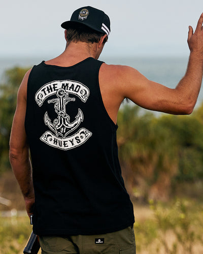 SKULL ANCHOR | TANK - BLACK