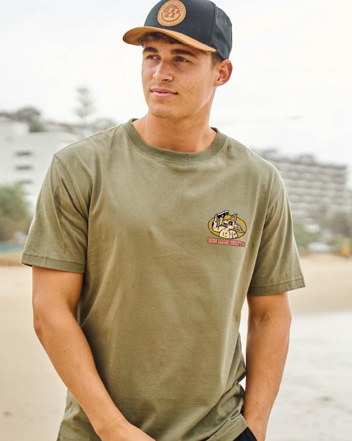 LESS BLUEYS | SS TEE - OLIVE