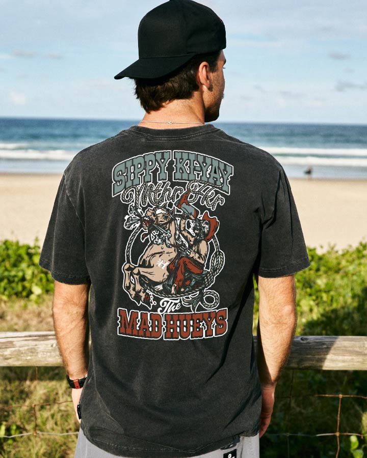 SIPPY KIYAY | SS TEE - WASHED BLACK