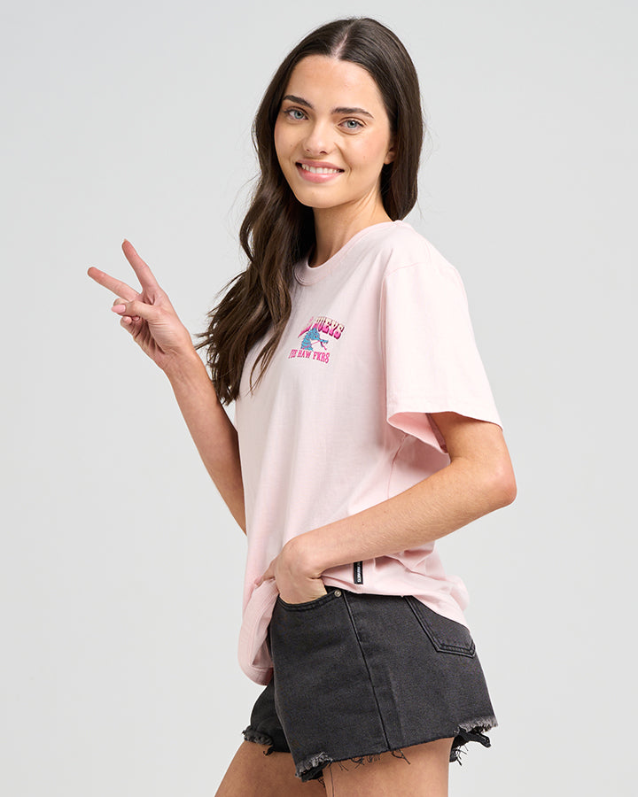 YEE HAW FKRS | WOMENS SS TEE - FAIRY FLOSS